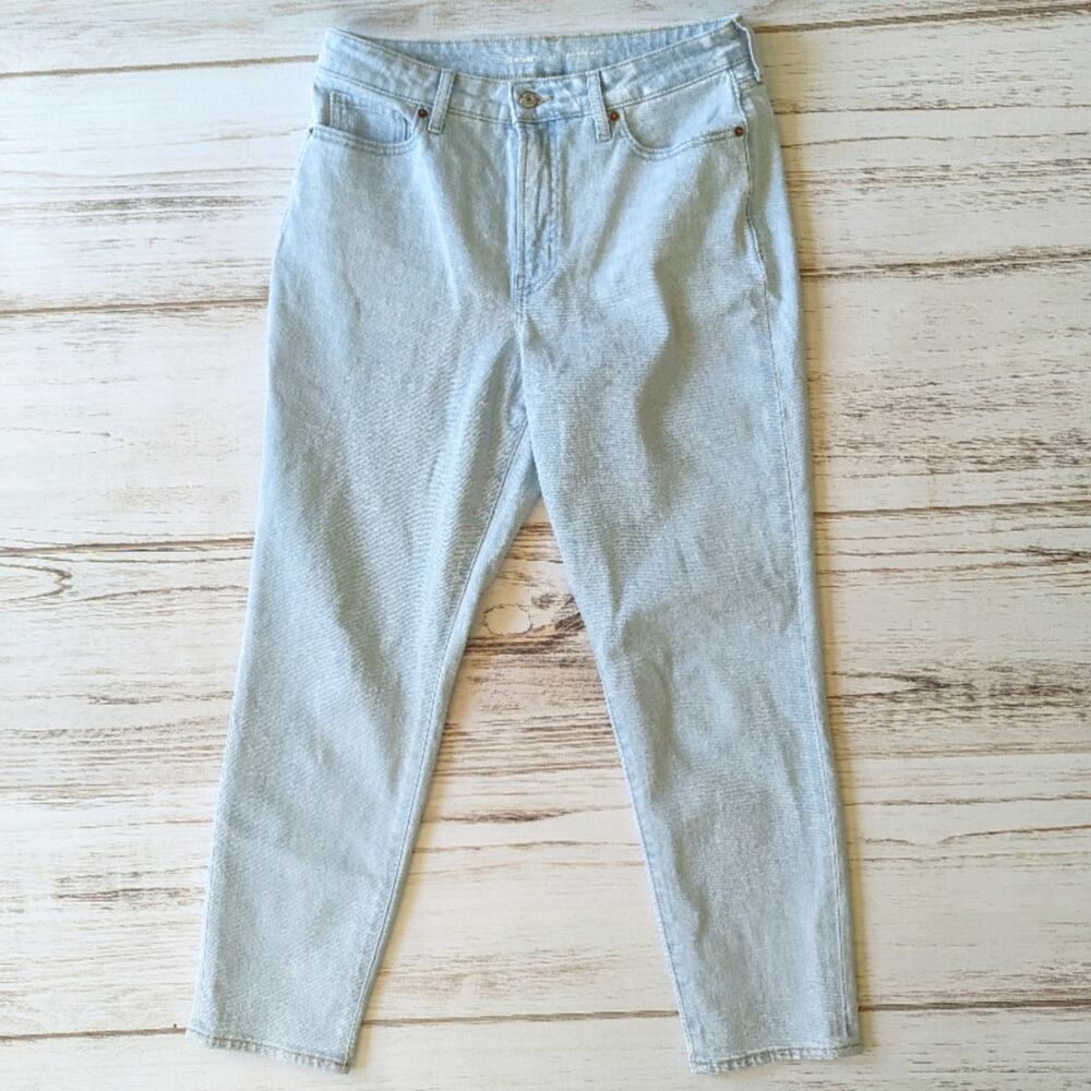 Old Navy Light Wash O.G. Straight High Rise with Secret Smooth Pockets sz 10